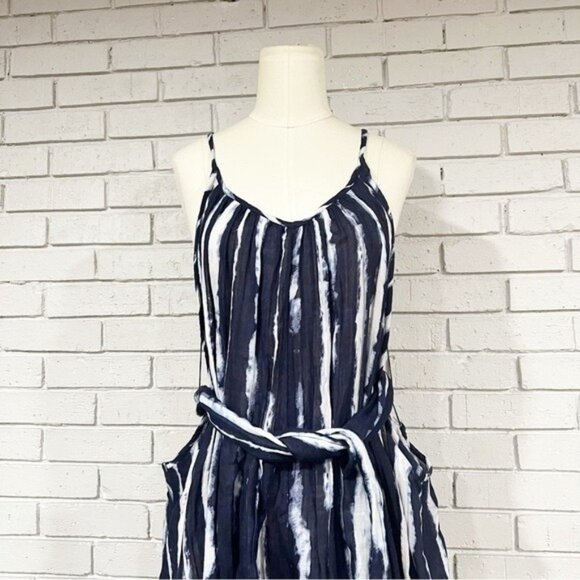 Anthropologie “The Mason” Tie-Front Jumpsuit • Size Medium • Belted Waist - Picture 3 of 8